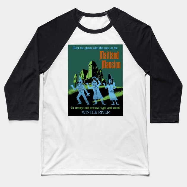 Hitchhiking Beetlejuice Baseball T-Shirt by bagrilla